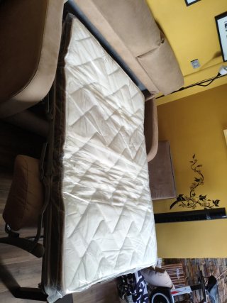 Sofá Cama Beige 1.96m x 1m