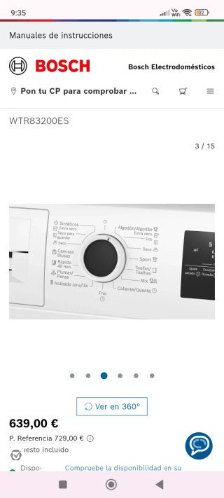 Secadora Bosch Serie 4 WTR83200ES