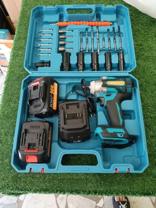 Trapano impulsi doppia batteria 96V