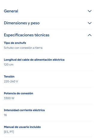Horno Balay Acero Inox Multifunción