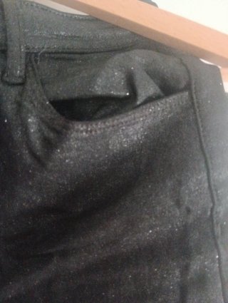 Pantalones negros con brillantina