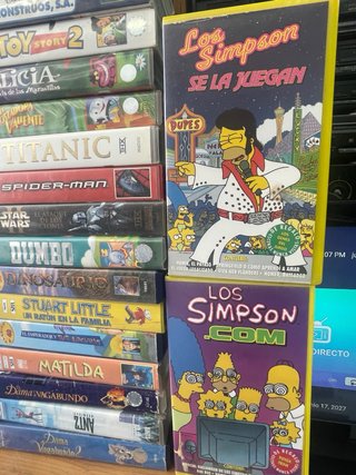 Lote VHS Disney Clásicos (Español)