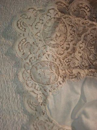 Combinación falda encaje negro talla única