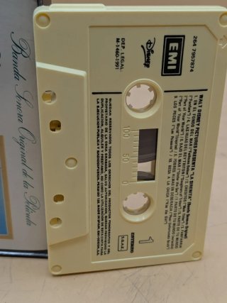 LA SIRENITA CASSETTE WALT DISNEY BANDA SONORA