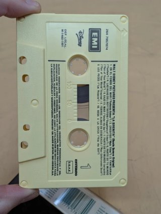 LA SIRENITA CASSETTE WALT DISNEY BANDA SONORA