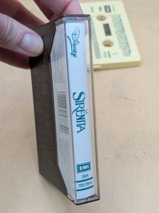 LA SIRENITA CASSETTE WALT DISNEY BANDA SONORA