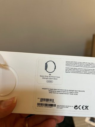 Apple Watch SE 44mm Negro