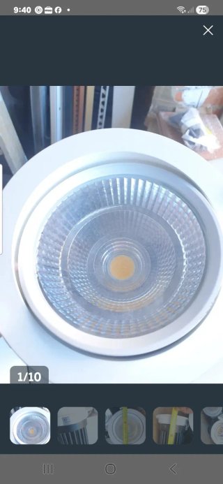 2 Focos LED Redondos Empotrables