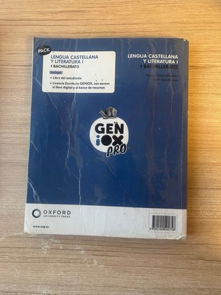 Lengua castellana y literatura I. Libro del est...