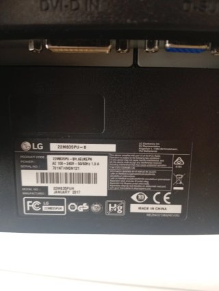 Monitor LG 20"