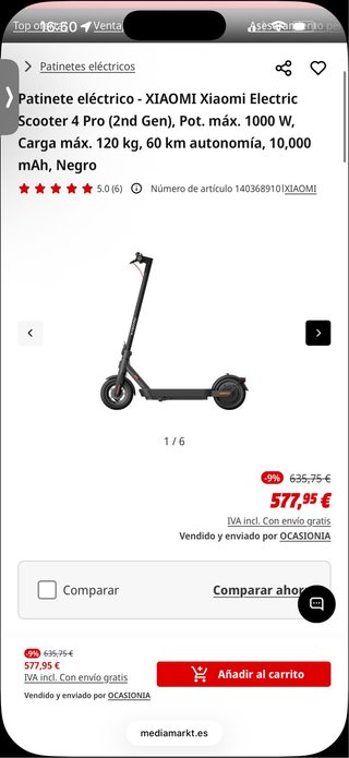 Patinete Xiaomi Pro 4 (2ª Gen)