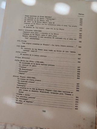 Libro antiguo "Obras maestras de la música alemana
