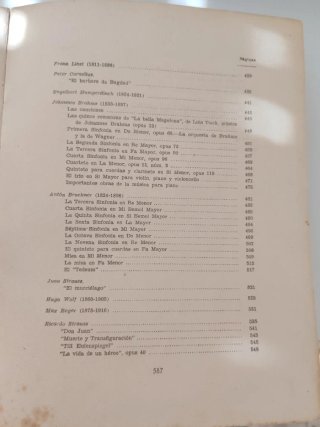 Libro antiguo "Obras maestras de la música alemana