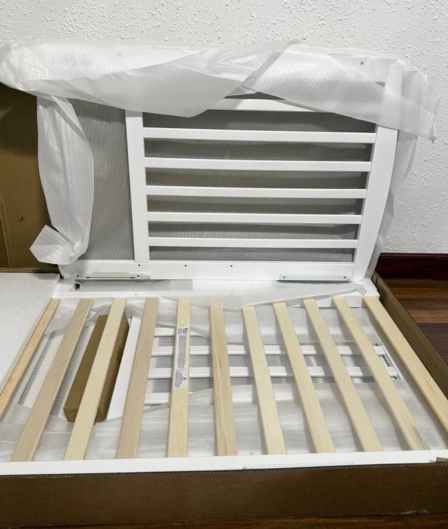 Cuna madera haya Blanca Asalvo