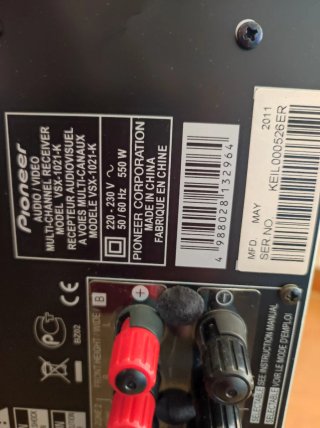 Amplificador Pioneer VSX-1021-K Hi-Fi