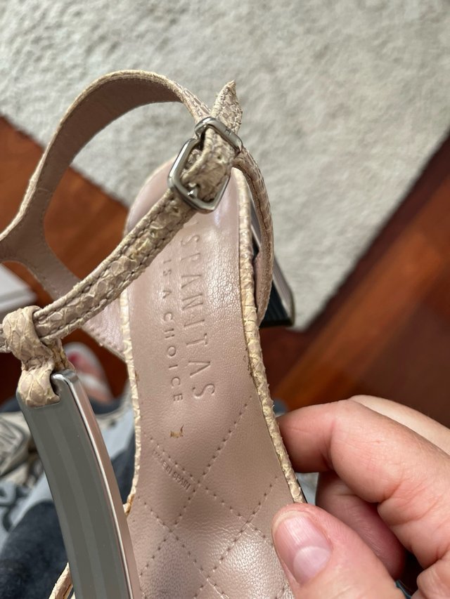 Sandalias Hispanitas Beige Tacon