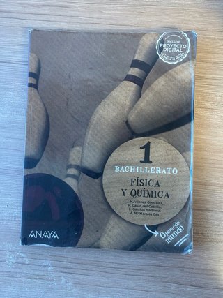 Libro Física y Química 1 Bachillerato Anaya