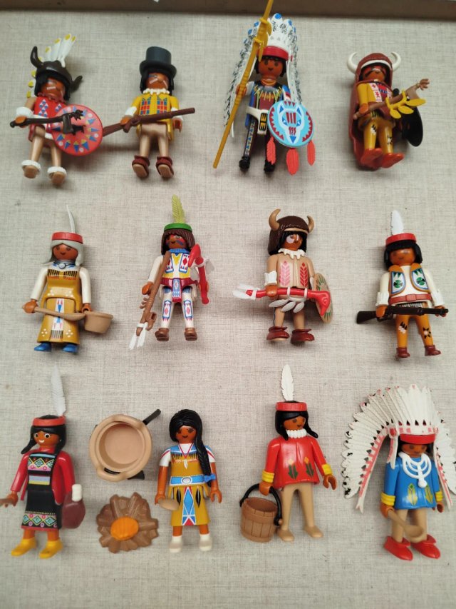 Playmobil Indios/as Colección