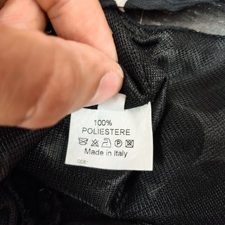 Mesange abito smanicato estivo chiffon pois nero L