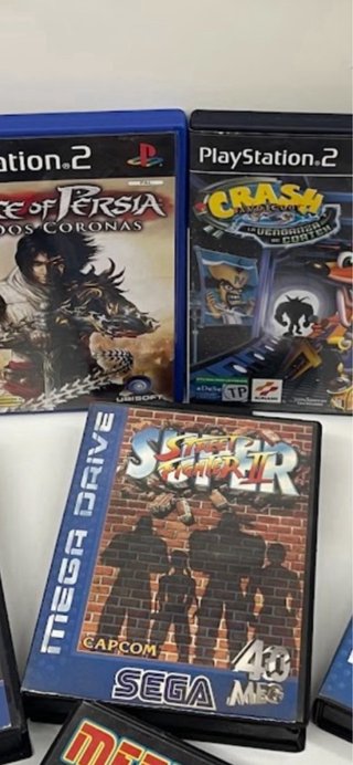 Lote Videojuegos PS2 y Mega Drive