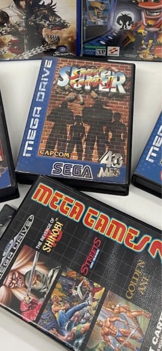Lote Videojuegos PS2 y Mega Drive