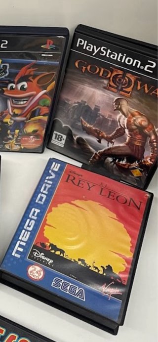 Lote Videojuegos PS2 y Mega Drive