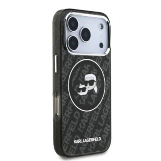 Funda Karl Lagerfeld iPhone 14 Pro Negra Glitter