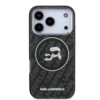 Funda Karl Lagerfeld iPhone 14 Pro Negra Glitter