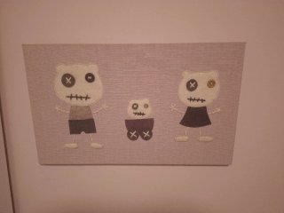 Cuadro Decorativo Bebé Tela