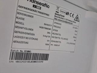 Congelador Hanseatic Nueva Con Tara 1 Años Garantí