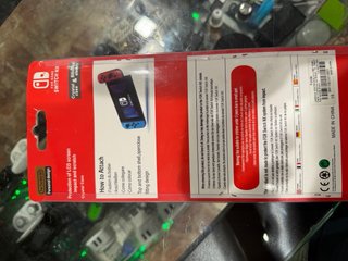 Carcasa Nintendo Switch Rosa Transparente