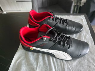 Zapatillas Puma Ferrari Negras Rojas