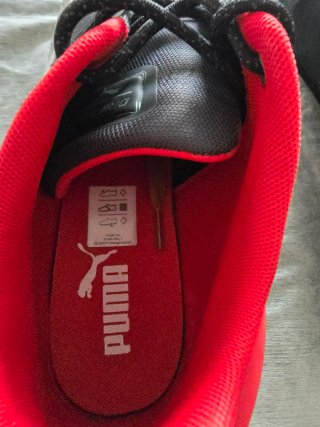 Zapatillas Puma Ferrari Negras Rojas