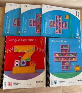 Lote de libros/cuadernos de Primaria 2