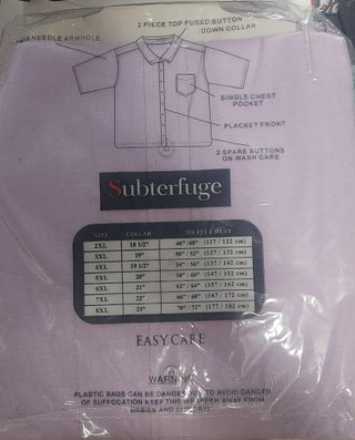 Camisa Subterfuge 8XL Lavanda