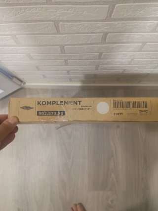 Pantalonero Metálico Komplement IKEA Blanco
