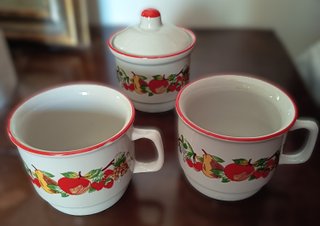 Set colazione vintage porcellana