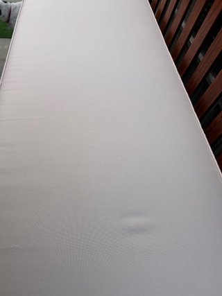 Set Teca Maciza Exterior como nuevo+almohadones