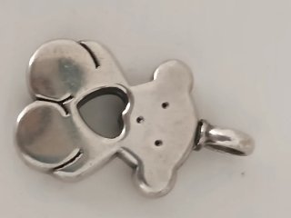 Colgante Corazón Tous Plata