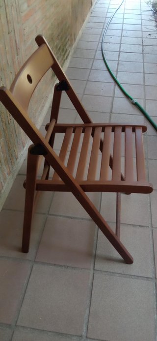 Lote 6 Sillas Plegables Madera