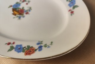 Bandeja porcelana Paul Müller Selb floral