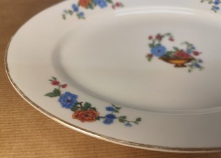Bandeja porcelana Paul Müller Selb floral