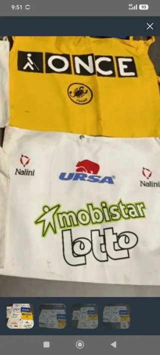 Lote Botella y Bolsas Avituallamiento Banesto