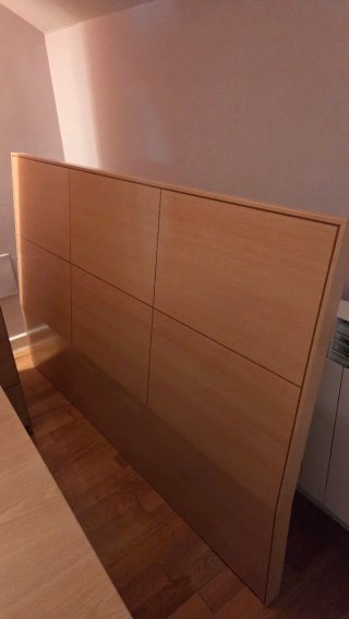 Cabecero de cama 150x102 cm madera
