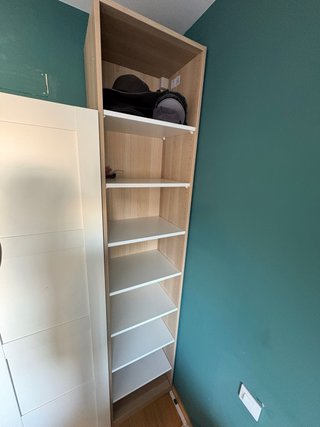 Estructura armario Ikea PAX 50x235x35 con 7 baldas