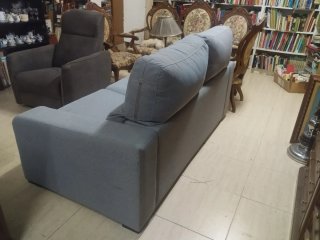 Sofá extensible 2 plazas gris