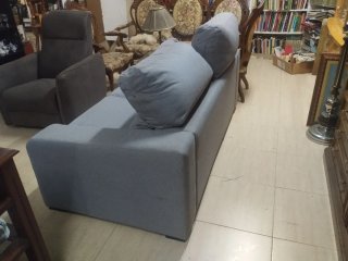 Sofá extensible 2 plazas gris