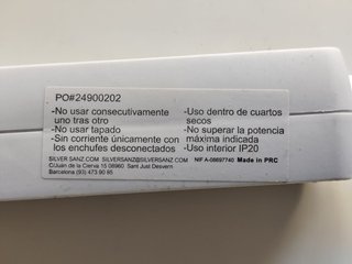 Regleta 3 enchufes con interruptor