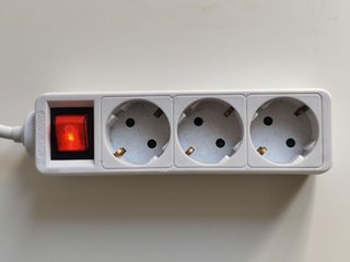 Regleta 3 enchufes con interruptor