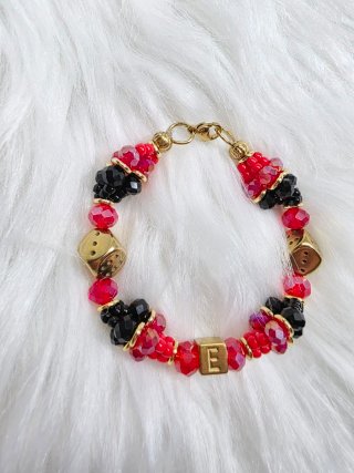 Pulsera Eleggua Acero y Cristal
